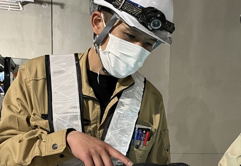 施工管理担当-Yくん-午後の作業